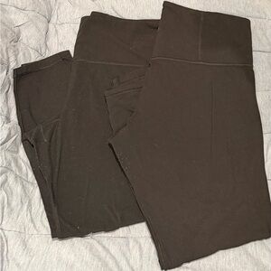 Athleta Black 7/8 Ultra High Rise Leggings x2